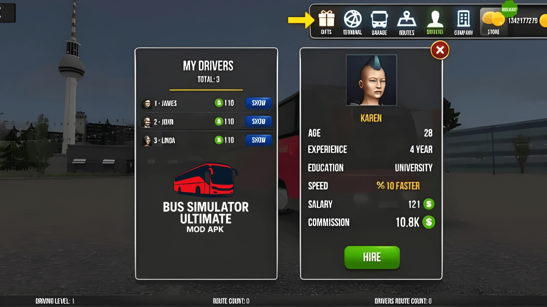 Driver selection min