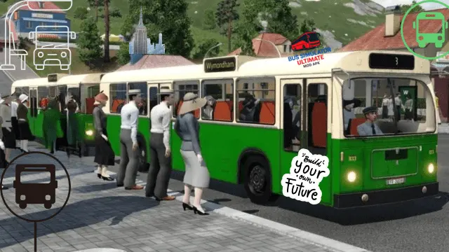 people waiting for bus 